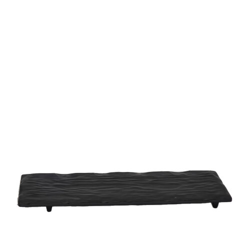 Ultraform Melamin Siyah Oblong Sunum 10X31Cm - ULTRAFORM MELAMİN