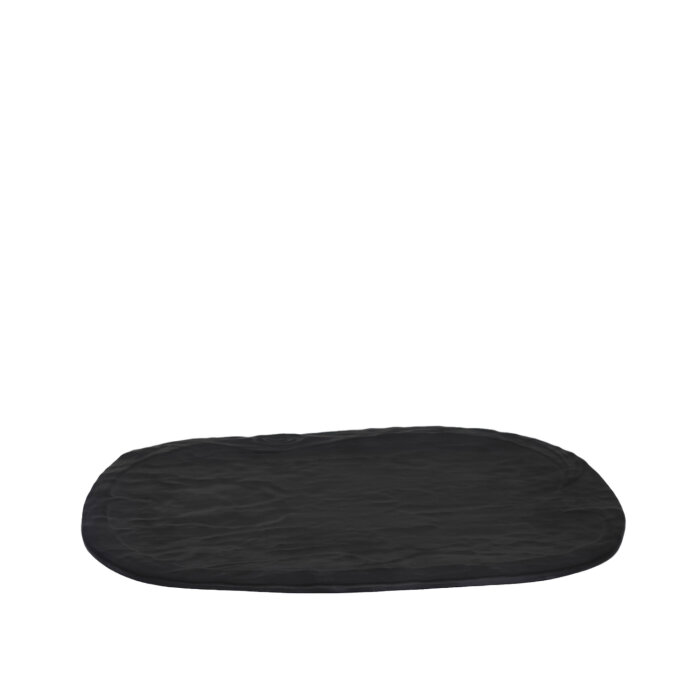 Ultraform Melamin Siyah Oblong Sunum Tabakk 20X31Cm - 1