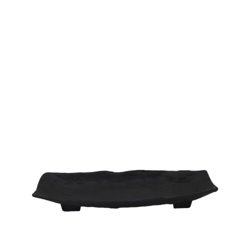 Ultraform Melamin Siyah Oblong Tabak 12X31Cm - ULTRAFORM MELAMİN