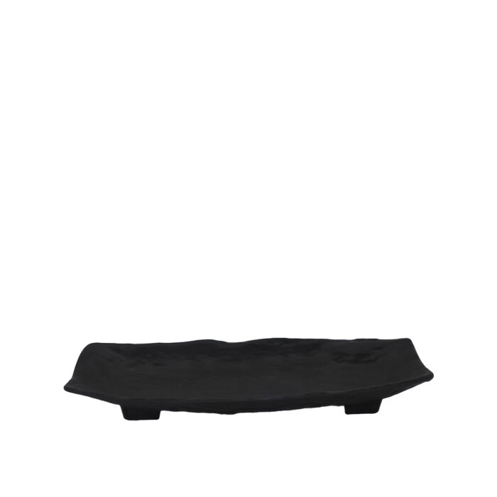 Ultraform Melamin Siyah Oblong Tabak 12X31Cm - 1