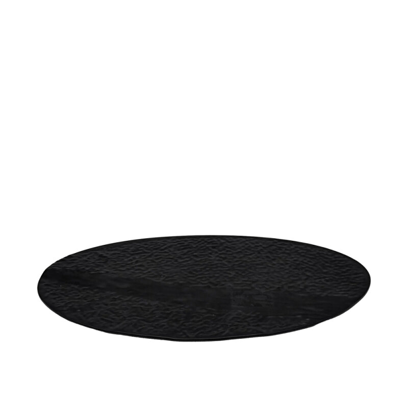 Ultraform Melamin Siyah Oval Sunum Tabak 19X38Cm - 1