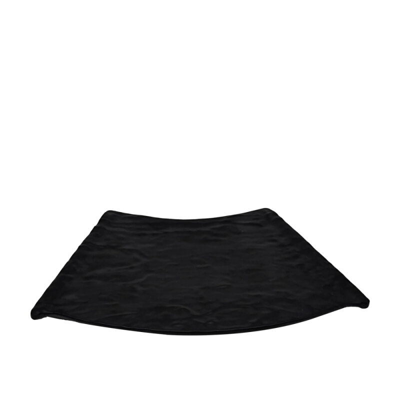 Ultraform Melamin Siyah Sunum Tabak 22X40Cm - 1