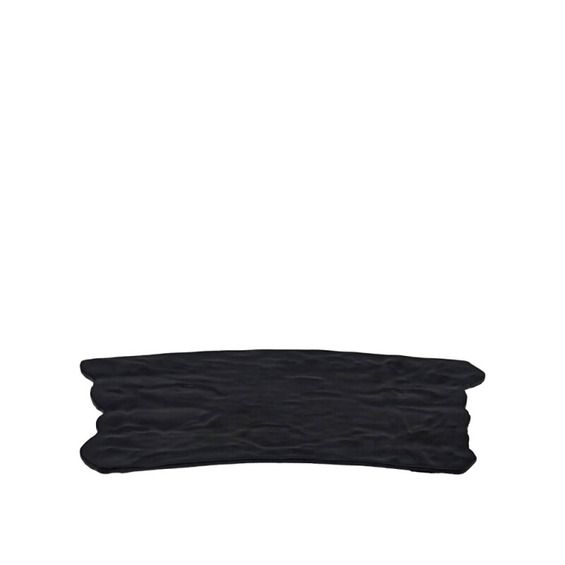 Ultraform Melamin Siyah Wavy Tabak 16X36Cm - 1