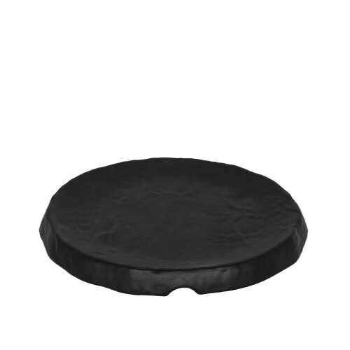 Ultraform Melamin Siyah Yuvarlak Tabak 30X3Cm - ULTRAFORM MELAMİN