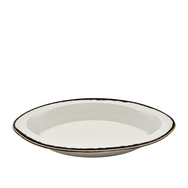 Zest Porcelain Ultraform Oval Kayık 36X22cm-Chocolate ULT36OVCT47     - 1