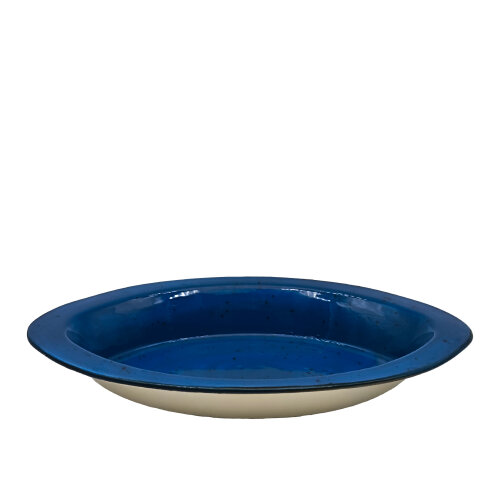 Tulu Porselen Ultraform Oval Kayık 36X22 cm-Reactıve 93 Mavi - TULU PORSELEN