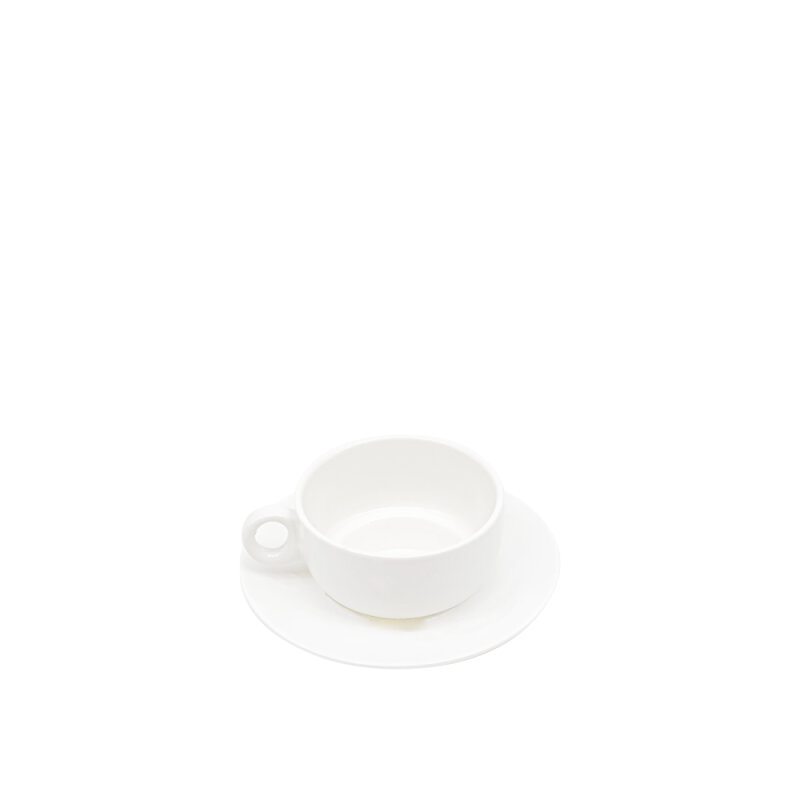 Ultraform Hotel Porselen Fincan+Tabak 100 ml - 1