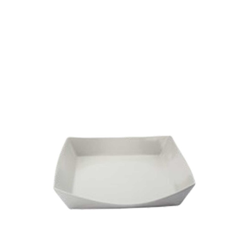 Ultraform Hotel Porselen Gray Kare Sunum Tabak 25 cm - 1