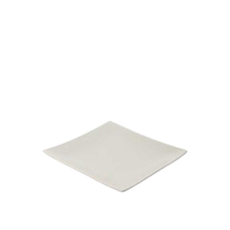 Ultraform Hotel Porselen Gray Kare Düz Tabak 15 cm - 1