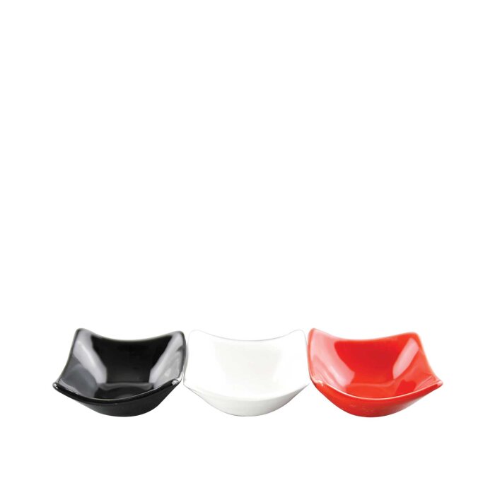 Ultraform Hotel Porselen Kare Sosluk Kase 7.5X7.5 cm - 1