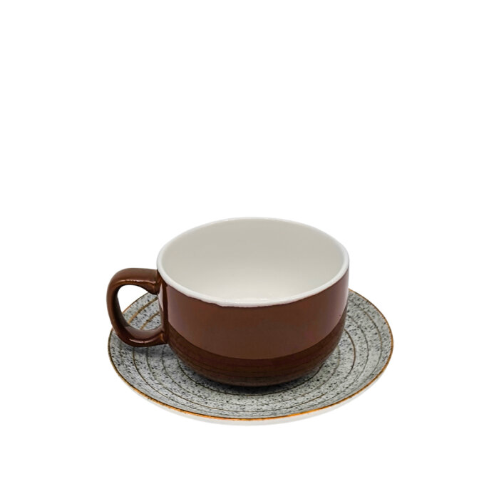 Ultraform Hotel Porselen Kulplu Çorba Kasesi Altlık - 1