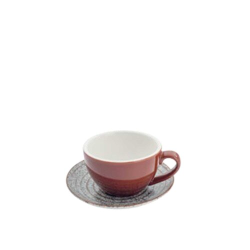 Ultraform Hotel Porselen Lined Çay Fincan+Tabak - ULTRAFORM PORSELEN