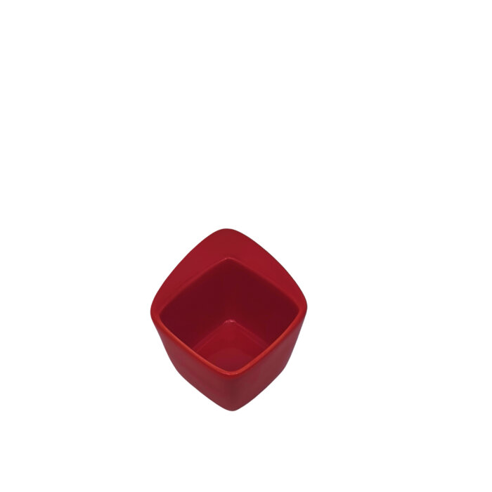 Ultraform Hotel Porselen Minimal Kase 10 cm Kırmızı - 1