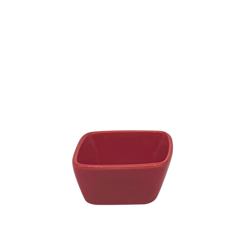 Ultraform Hotel Porselen Minimal Kase 8 cm Kırmızı - ULTRAFORM PORSELEN