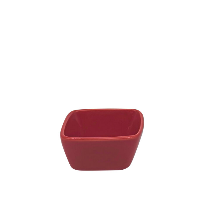 Ultraform Hotel Porselen Minimal Kase 8 cm Kırmızı - 1