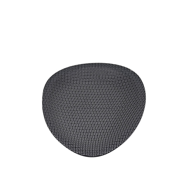 Ultraform Hotel Porselen M&M Üçgen Tabak 20 cm - 1