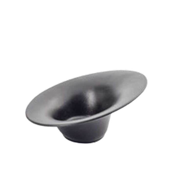 Ultraform Hotel Porselen Siyah Eğik Kase 20 cm - 1