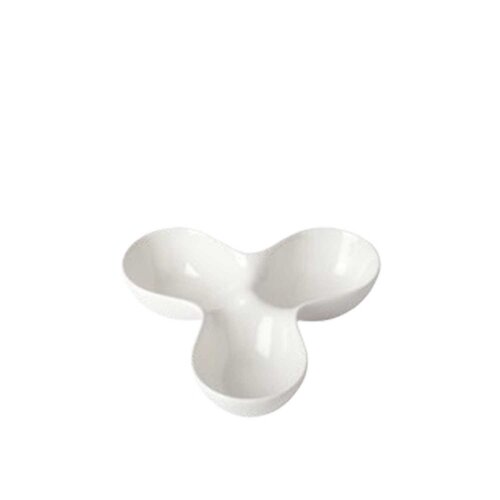 Ultraform Hotel Porselen 3 Böl.Yonca Kase 20X20 cm - ULTRAFORM PORSELEN