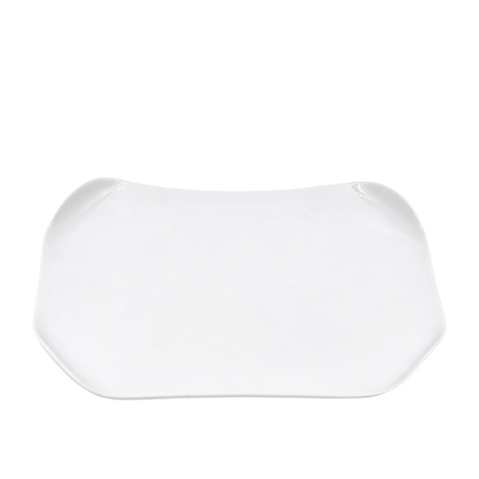 Ultraform Hotel Porselen Caprice Dik Dörtgen Düz Tabak. 40,5X30 - 1