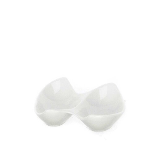 Ultraform Hotel Porselen 2 Bölmeli Kase Std 10X9 cm - ULTRAFORM PORSELEN