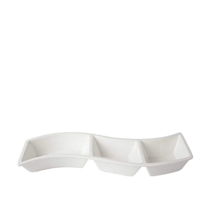 Ultraform Hotel Porselen 3 Böl. S Kase Adet 37X14 cm - 1