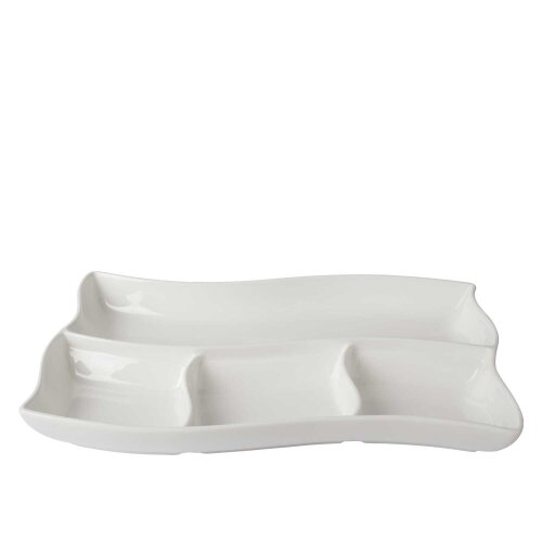 Ultraform Hotel Porselen 4 Böl. Dikdrtg Tabak Adt 35X12C - ULTRAFORM PORSELEN