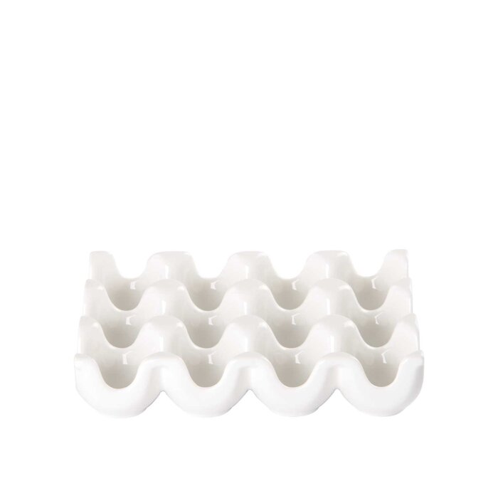 Ultraform Hotel Porselen Yumurta Tabak 12 Bölmeli 19X14 cm - 1