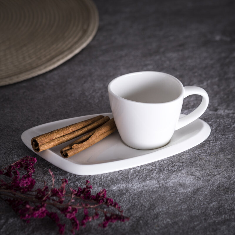 Ultraform Hotel Porselen Kahve Fincan + Tabak - 2