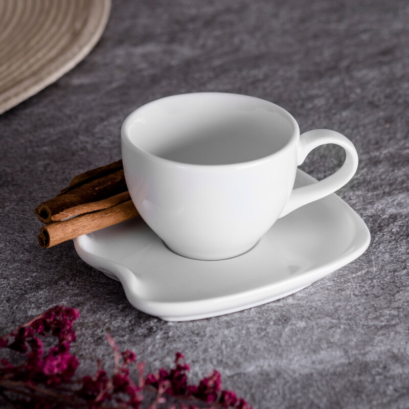 Ultraform Hotel Porselen Kahve Fincan + Tabak No 1 - 2