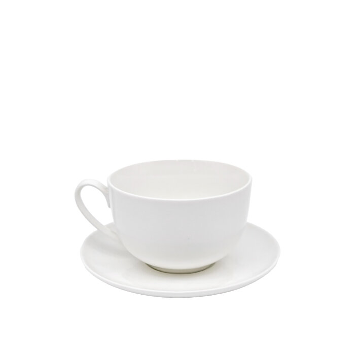 Ultraform Hotel Porselen Çay Fincan + Tabak No 3 - 1