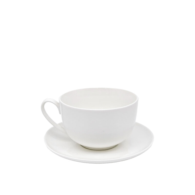 Ultraform Hotel Porselen Çay Fincan + Tabak No 3 - 1