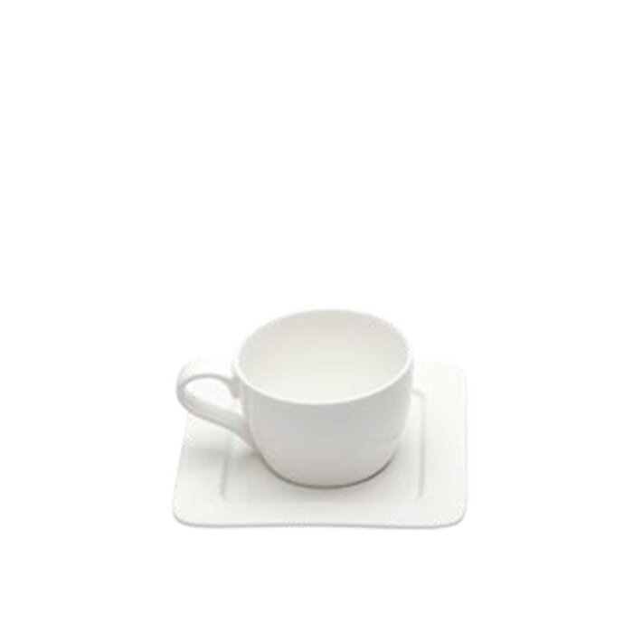 Ultraform Hotel Porselen Çay Fincan + Tabak No 5 - 1