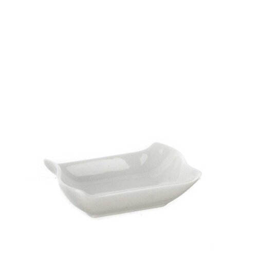 Ultraform Hotel Porselen Kıvrımlı Sosluk Std 10X7 cm - ULTRAFORM PORSELEN