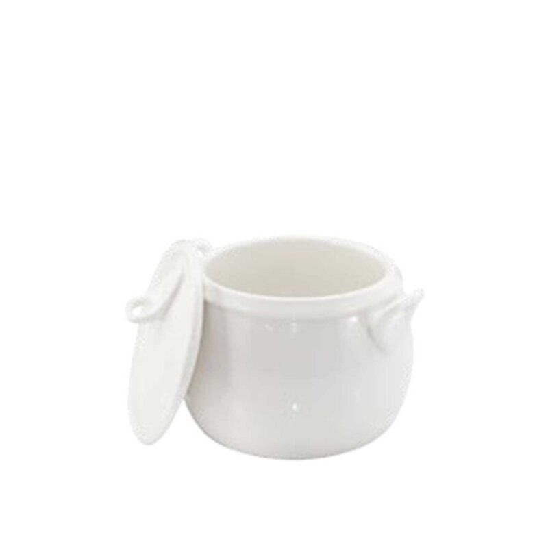 Ultraform Hotel Porselen Kapaklı Sunum Kabı 16,5X14X12,5 - 1