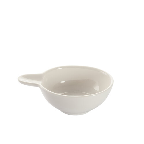 Ultraform Hotel Porselen Kulplu Minimal Sunum Kabı 12,5X8 - ULTRAFORM PORSELEN