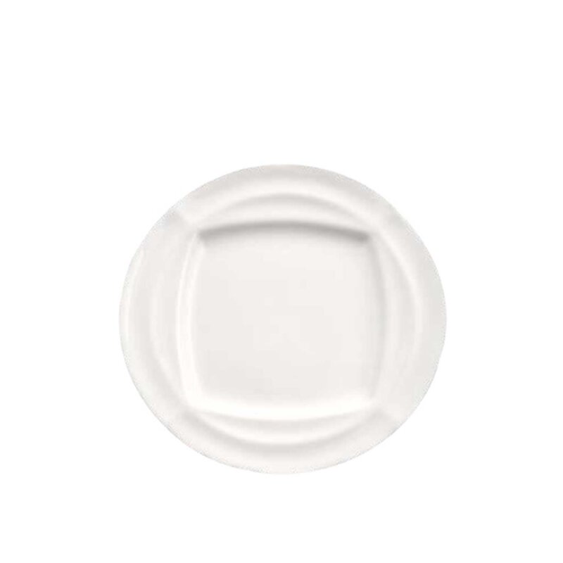 Ultraform Hotel Porselen Prizma 23 cm Düz Tabak - 1