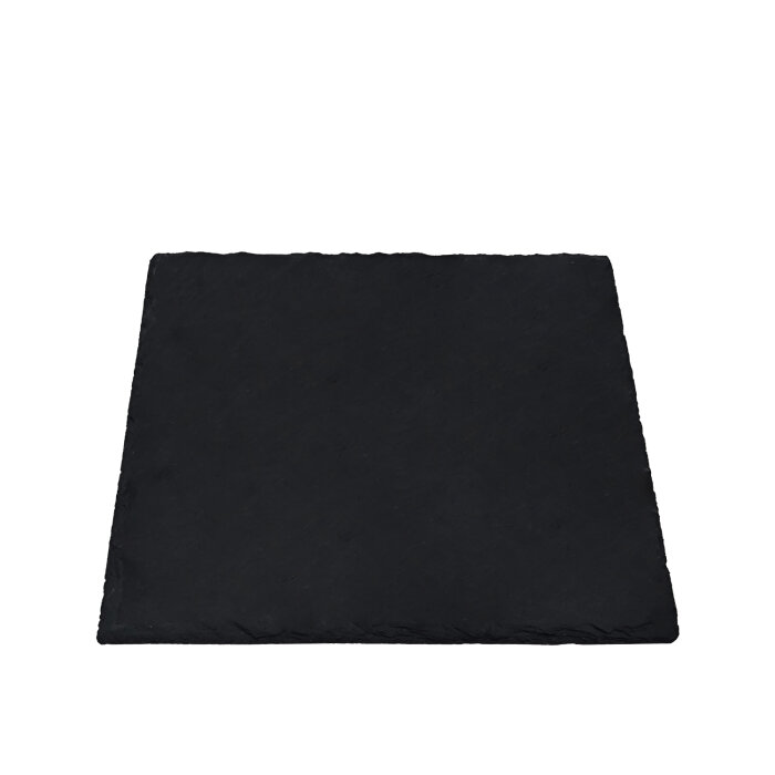 Ultraform Hotel Porselen Slate Taş Kare Sunum Tabak 33X33 cm - 1