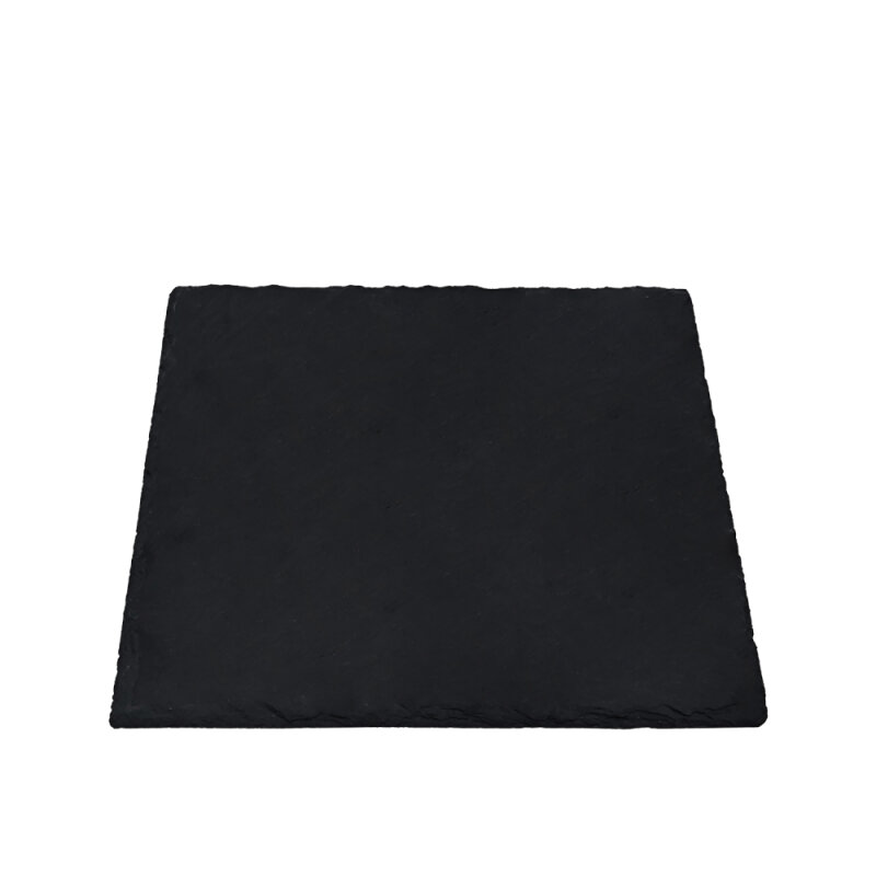 Ultraform Hotel Porselen Slate Taş Kare Sunum Tabak 33X33 cm - 1