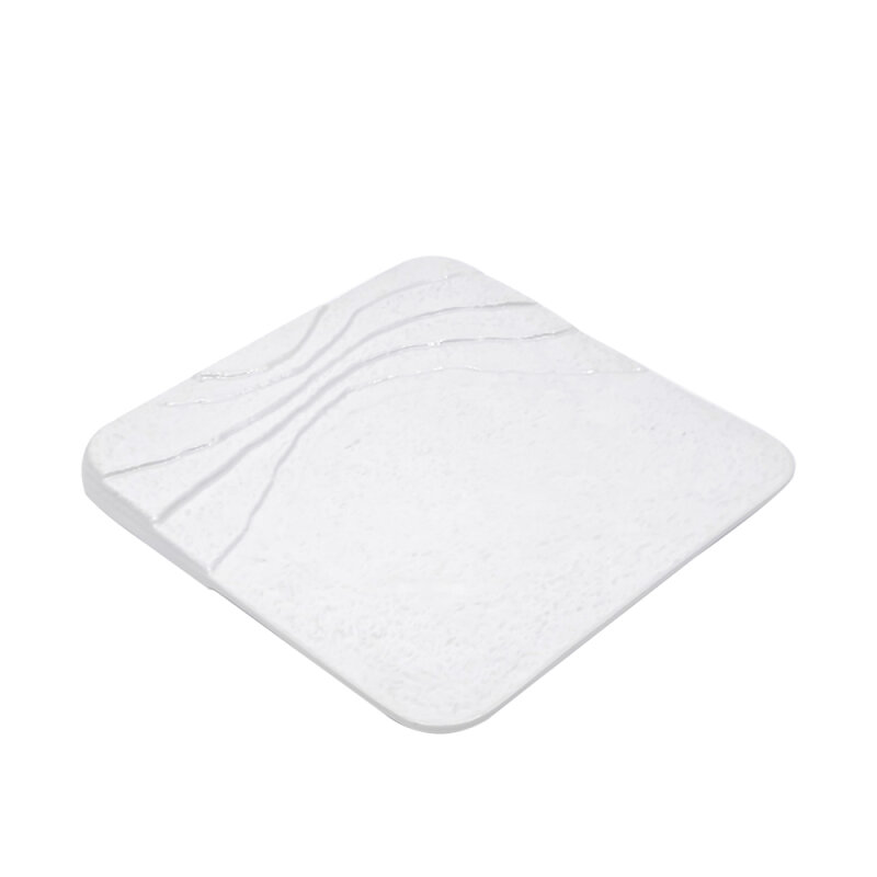 Ultraform Hotel Porselen Taş Kabartma Desenli Sunum Tabak 30 cm - 1