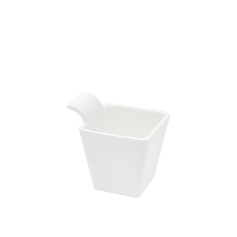 Ultraform Hotel Porselen Yuvarlak Saplı Minimal Kase - 1