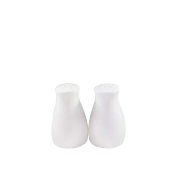 Ultraform Hotel Porselen Yuvarlak Tuzluk Biberlik Seti h 8,5 cm - 1