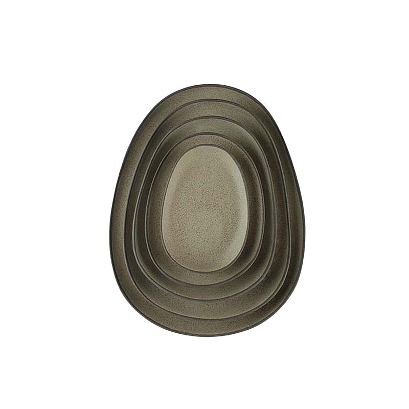 Matgusto A La Venice Mat Kahve Düz Tabak Q:20 H:3,5 cm VEM222035 - 2