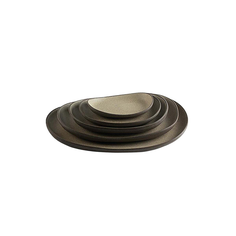 Matgusto A La Venice Mat Kahve Düz Tabak Q:30 H:4 cm VEM22304 - 2