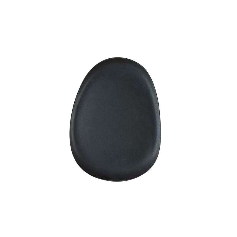 Matgusto A La Venice Mat Siyah Düz Tabak Q:16 H:3 cm VEM25163 - 2