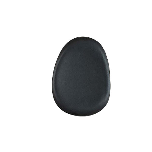 Matgusto A La Venice Mat Siyah Düz Tabak Q:24 H:4 cm VEM25244 - MATGUSTO
