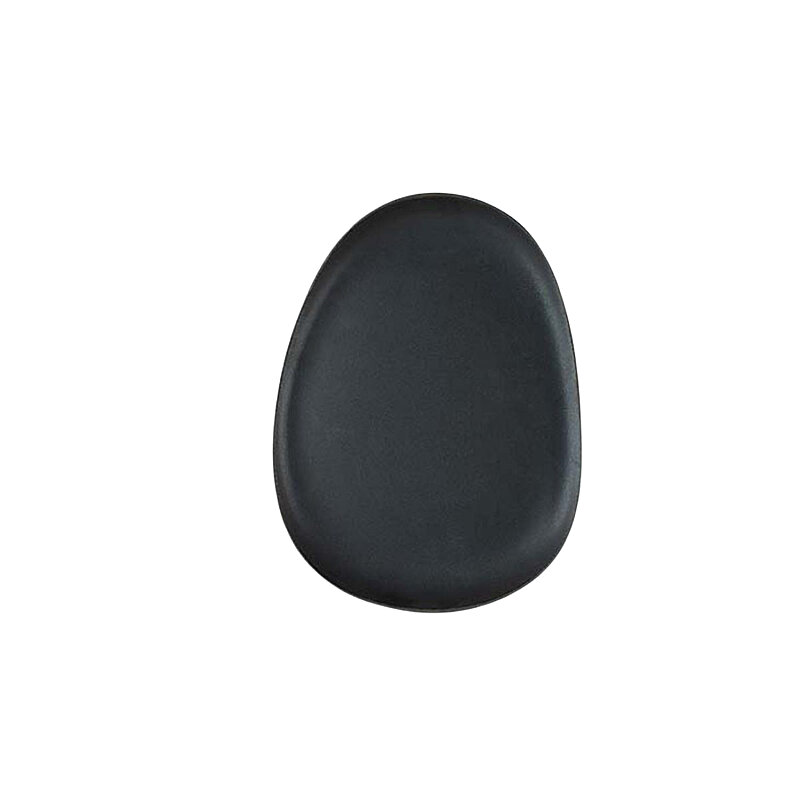 Matgusto A La Venice Mat Siyah Düz Tabak Q:24 H:4 cm VEM25244 - 1
