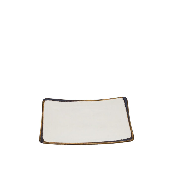 Zest Porcelain Vento Dikdörtgen Tabak 18X13Cm - Chocolate - 1