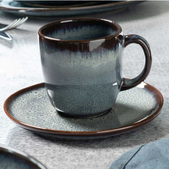 Villeroy & Boch Lave Grıs Kahve Fincan Tabak 15 cm 10-4259-1310 - 2