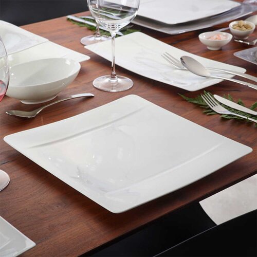 Villeroy & Boch Modern Grace Düz Tabak 31 x 31 Cm 1045102600 - 3