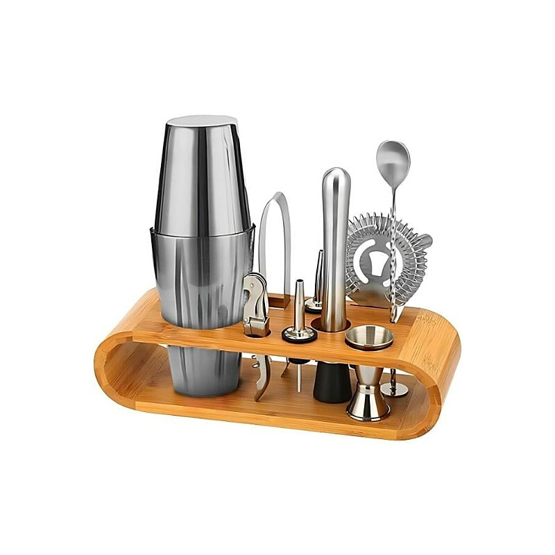 Vosco 10 Parça Boston Kokteyl Shaker Seti - 1